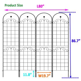 Metal Garden Trellis For Outdoor Climbing Plants